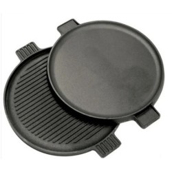 Πλάκα ψησίματος από μαντέμι Φ35 δύο όψεων κατάλληλη για εστίες υγραερίου Νο9 THERMOGATZ