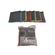 Πανί Microfibra HO.RE.CA. διαστάσεων 36x38cm μαύρο χρώμα  (6τεμ)