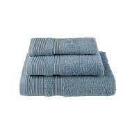 Σετ 3 πετσετών σε μπλε ραφ χρώμα της Astron Italy 100%βαμβακερές πεννιέ βάρους 550gr