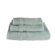Σετ 3 πετσετών της Astron Italy με σύνθεση 100%βαμβάκι πεννιέ βάρους 550gr χρώμα μέντα