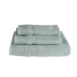 Σετ 3 πετσετών της Astron Italy με σύνθεση 100%βαμβάκι πεννιέ βάρους 550gr χρώμα μέντα