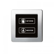 Εσωτερική μονάδα ενδείξεων με φωτιζόμενο φόντο και τεχνολογία αφής 8.6x8.6cm με ασημί πλαίσιο StarPro