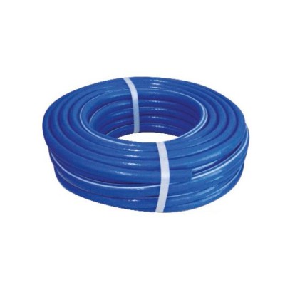 Εύκαμπτο λάστιχο ποτίσματος σε μπλε χρώμα από PVC ενισχυμένο με πλέξη διαμέτρου 1/2” μήκους 15m