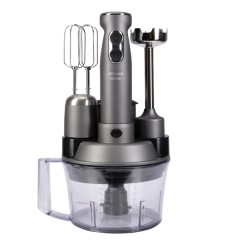 Πολυμίξερ 5 σε 1 Food Processor Goldmaster ισχύς 1000W GM-7239B σε ανθρακί χρώμα
