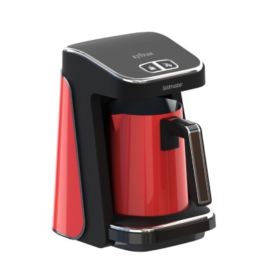 Μηχανή παρασκευής ελληνικού καφέ  Goldmaster GM-9900 σε κόκκινο χρώμα χωρητικότητας 350ml