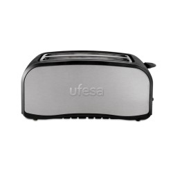 Φρυγανιέρα 2 Θέσεων για 4 φέτες Ufesa TT7975 Optima 1400W Inox με δυνατότητα απόψυξης