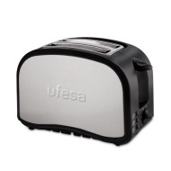Φρυγανιέρα 2 Θέσεων Ufesa TT7985 Optima 800W Inox με 6 επίπεδα θερμοκρασίας