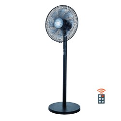 Ανεμιστήρας επιδαπέδιος με τηλεχειριστήριο Telemax Aeroblades διαμέτρου 40cm με 3 επιλογές ταχύτητας και οθόνη LED