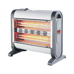 Θερμάστρα χαλαζία 1600 QH-1601-RED Watt με δύο επιλογές ισχύος και ασφάλεια σε περίπτωση πτώσης