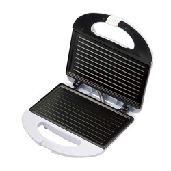 Τοστιέρα Telemax KJ-135 με πλάκες τύπου Grill 750 Watt σε λευκό χρώμα
