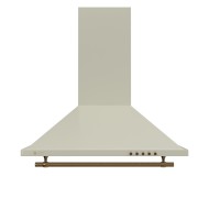 Απορροφητήρας καμίνι TGS 960 με πλενόμενα φίλτρα αλουμινίου και πιεζόμενους διακόπτες σε μπεζ χρώμα