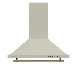 Απορροφητήρας καμίνι TGS 960 με πλενόμενα φίλτρα αλουμινίου και πιεζόμενους διακόπτες σε μπεζ χρώμα