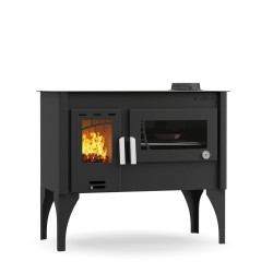 Θερμάστρα GS 10 OVEN ξύλου από ατσάλι με φούρνο 