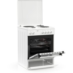 Κουζίνα ηλεκτρική με 6 τρόπους ψησίματος TGS E120 WH TURBO