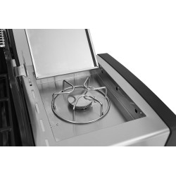 Ψησταριά BBQ υγραερίου Superior 3+1 Ιnox 14kW με επισμαλτωμένο θάλαμο ψησίματος Thermogatz