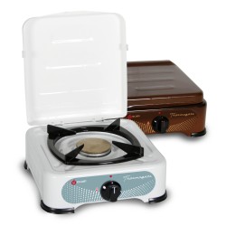 Κουζινάκι υγραερίου με μεγάλη εστία και σχάρα εμαγιέ ΟΙ.001