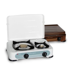 Κουζινάκι υγραερίου με σώμα εμαγιέ και δύο εστίες ΟΙ.002