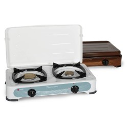 Κουζινάκι υγραερίου με δύο εστίες οικονομικής κατανάλωσης ρεύματος ΟΙ.200