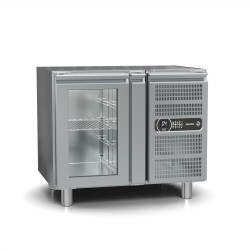 ΨΥΓΕΙΟ ΙΝΟΧ ΠΟΡΤΑ ΤΖΑΜΙ ΚΑΙ LED ΦΩΣ & ΜΗΧΑΝΗ - χωρίς πάγκο