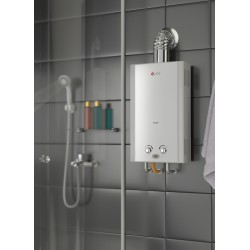 Ταχυθερμοσίφωνας αερίου για οικονομία χώρου 24-JE