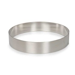 Τσέρκι - φόρμα στρογγυλή Φ10cm από υψηλής ποιότητας ανοξείδωτο ατσάλι INOX 18/c(0.5mm)