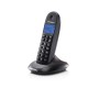 Ασύρματο τηλέφωνο Motorola σε μαύρο με ελληνικό μενού με οικονομική λειτουργία (ECO)