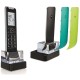 Λεπτό ασύρματο τηλέφωνο με τρία ανταλλακτικά χρωματιστά καπάκια Motorola IT.6.1XC με ελληνικό μενού