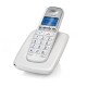 Ασύρματο τηλέφωνο συμβατό με ακουστικά βαρηκοΐας Motorola S3001 σε λευκό χρώμα