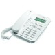Ενσύρματο τηλέφωνο Motorola CT202 σε λευκό χρώμα με μεγάλη οθόνη