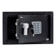 Χρηματοκιβώτιο με ηλεκτρονική κλειδαριά διαστάσεων 31x20x20cm Osio OSB-2031BL σε μαύρο χρώμα
