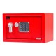 Χρηματοκιβώτιο με ηλεκτρονική κλειδαριά διαστάσεων 31x20x20cm Osio OSB-2031RE σε κόκκινο χρώμα