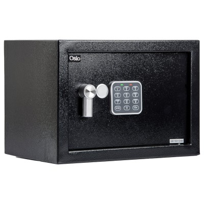 Χρηματοκιβώτιο με ηλεκτρονική κλειδαριά διαστάσεων 35x25x25cm Osio OSB-2535BL