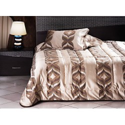 Σετ κουβερλί υπέρδιπλο Art 1469 διαστάσεων 220x240cm σε χρώμα χρυσαφί, καφέ Σετ κουβερλί υπέρδιπλο Art 1469 διαστάσεων 220x240cm σε χρώμα χρυσαφί, καφέ