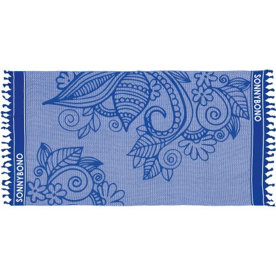Πετσέτα Pareo Art 2068 διαστάσεων 90x160cm σε μπλε χρώμα 