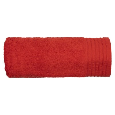 Πετσέτα μπάνιου Art 3030 διαστάσεων 80x150cm σε κόκκινο χρώμα 500gsm