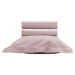 Σετ σεντόνια βρεφικά Art 5132 Amethyst διαστάσεων 120x170cm σε χρώμα σάπιο μήλο Σετ σεντόνια βρεφικά Art 5132 Amethyst διαστάσεων 120x170cm σε χρώμα σάπιο μήλο