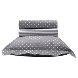 Σετ σεντόνια βρεφικά Art 5132 διαστάσεων 120x170cm σε χρώμα γκρι Σετ σεντόνια βρεφικά Art 5132 διαστάσεων 120x170cm σε χρώμα γκρι
