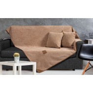 Ριχτάρι για διθέσιο καναπέ Art 8241 διαστάσεων 180x250cm σε μπεζ χρώμα