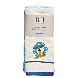 Ποτηρόπανα σετ 2τμχ Art 8288 διαστάσεων 40x60cm σε μπλε χρώμα Ποτηρόπανα σετ 2τμχ Art 8288 διαστάσεων 40x60cm σε μπλε χρώμα