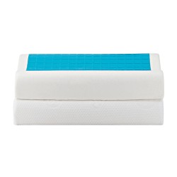 Μαξιλάρι ύπνου Gel Memory Foam Art 4028 μέτριο διαστάσεων 58x38x12cm σε λευκό χρώμα Μαξιλάρι ύπνου Gel Memory Foam Art 4028 μέτριο διαστάσεων 58x38x12cm σε λευκό χρώμα