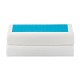Μαξιλάρι ύπνου Gel Memory Foam Art 4028 μέτριο διαστάσεων 58x38x12cm σε λευκό χρώμα