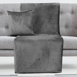 Μαξιλαροθήκη διακοσμητική Velvety διαστάσεων 42x42cm Art 8351 σε χρώμα γκρι Μαξιλαροθήκη διακοσμητική Velvety διαστάσεων 42x42cm Art 8351 σε χρώμα γκρι