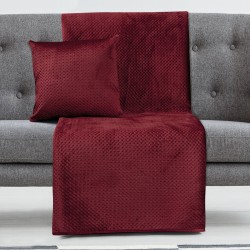 Μαξιλαροθήκη διακοσμητική Velvety διαστάσεων 42x42cm Art 8352 σε χρώμα κόκκινο Μαξιλαροθήκη διακοσμητική Velvety διαστάσεων 42x42cm Art 8352 σε χρώμα κόκκινο