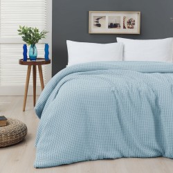 Πικέ μονή waffle Art 1990 L. Blue διαστάσεων 170x240cm σε χρώμα γαλάζιο Πικέ μονή waffle Art 1990 L. Blue διαστάσεων 170x240cm σε χρώμα γαλάζιο
