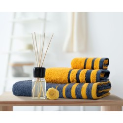Σετ πετσέτες Art 3312 3 τεμάχια σε χρώμα μπλε, κίτρινο 100% βαμβάκι Σετ πετσέτες Art 3312 3 τεμάχια σε χρώμα μπλε, κίτρινο 100% βαμβάκι