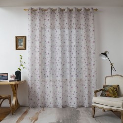 Κουρτίνα γάζα Art 6122 διαστάσεων 280x280cm σε χρώμα γκρι  Κουρτίνα γάζα Art 6122 διαστάσεων 280x280cm σε χρώμα γκρι
