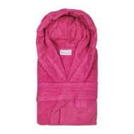 Μπουρνούζι 100% βαμβακερό με κουκούλα Art 3278 σε χρώμα φουξ σε νούμερο XL