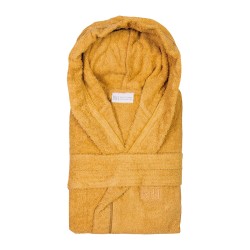 Μπουρνούζι με κουκούλα Art 3279 σε χρώμα κίτρινο νούμερο L-XL Μπουρνούζι με κουκούλα Art 3279 σε χρώμα κίτρινο νούμερο L-XL