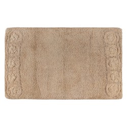 Ταπέτο μπάνιου Art 3280 100% βαμβακερό διαστάσεων 50x80cm σε μπεζ χρώμα Ταπέτο μπάνιου Art 3280 100% βαμβακερό διαστάσεων 50x80cm σε μπεζ χρώμα