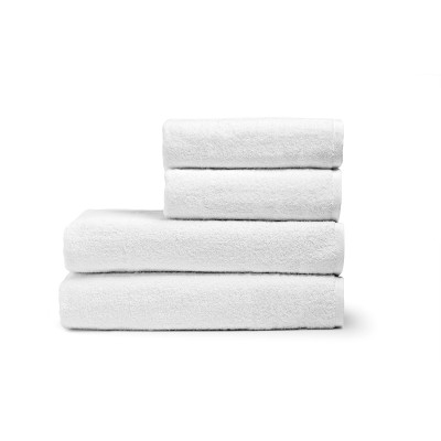 Πετσέτα μπάνιου ξενοδοχείου Comfy 500gsm 100% βαμβακερή διαστάσεων 70x140cm σε λευκό χρώμα